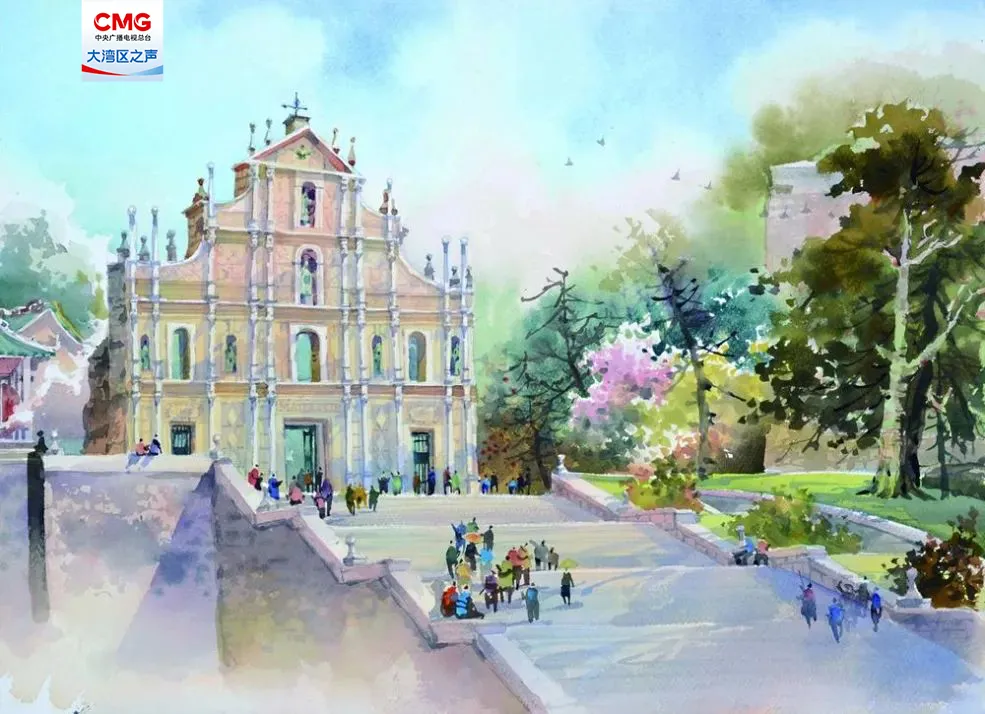 根脉中华 | 来一场画纸上的“澳门世遗”city walk