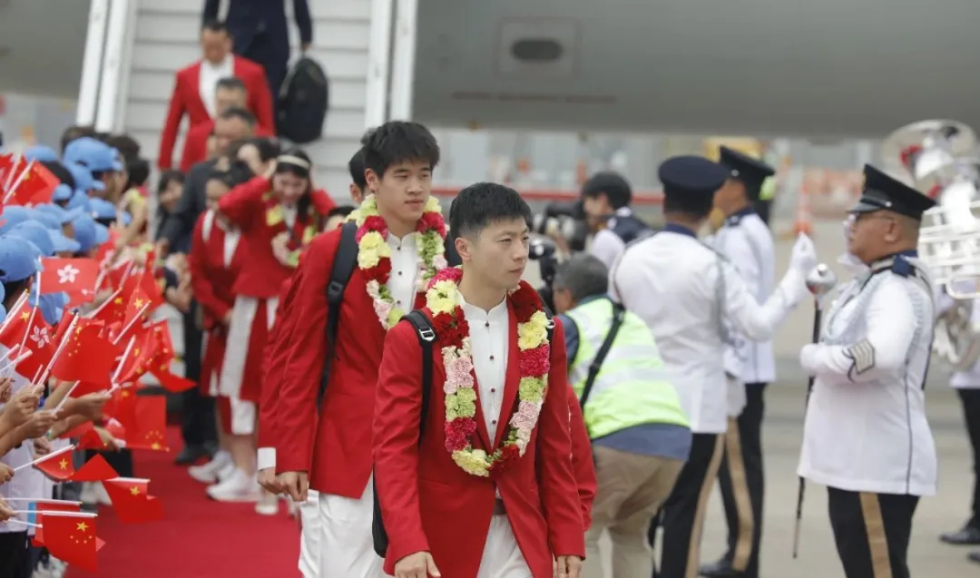 已经抵港，热烈欢迎！