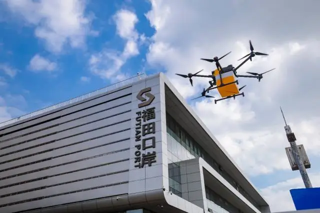 人来货到，在深港口岸点外卖直接“空投”