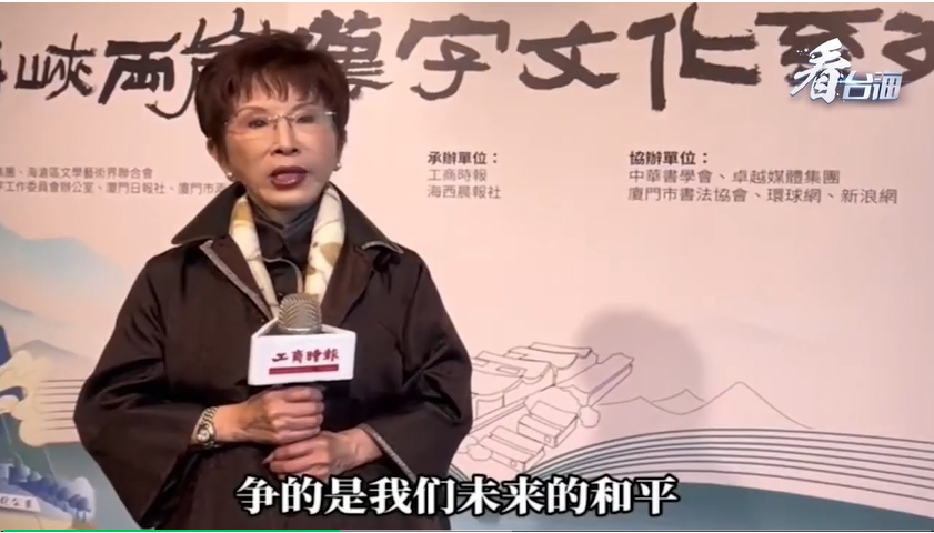 我们要争两岸和平发展，争两岸人民福祉