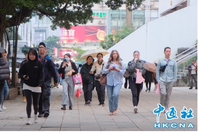 寒冷天氣警告生效 香港今早氣溫降至12度