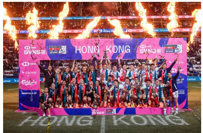 香港國際七人橄欖球賽閉幕 阿根廷隊和新西蘭隊分別奪得男女組冠 軍