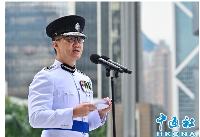 香港警務處處長蕭澤頤“Last Day” 同袍祝退休快樂