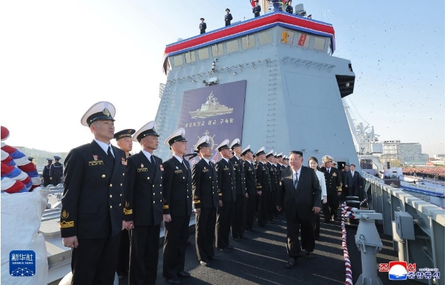 朝鮮拘留3名新建驅逐艦下水事故責任人