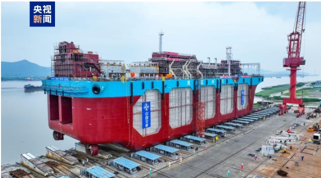 全球首 艘！養殖工船“灣區伶仃”號江門下水 料年產5000噸魚