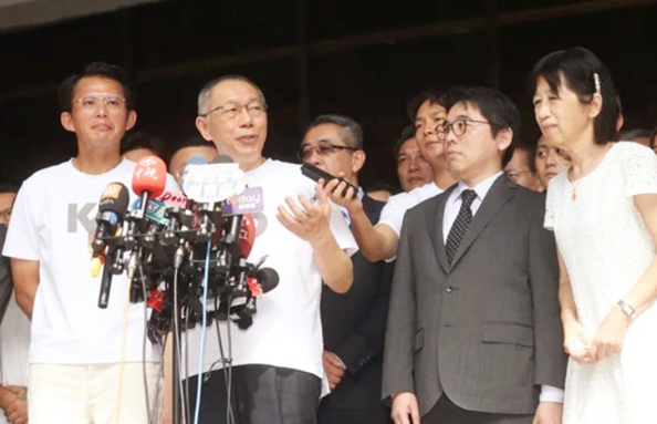 柯文哲交保走出法庭發言：賴清德讓台灣四分五裂