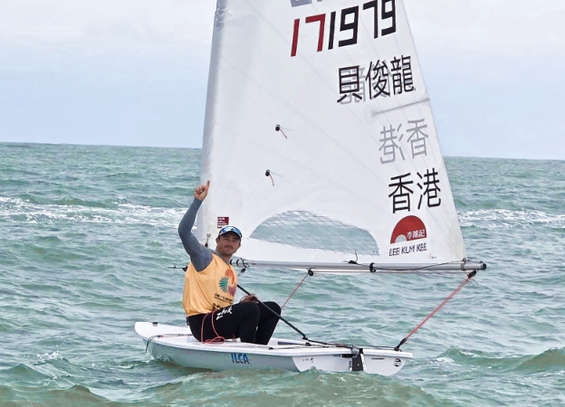 全運會帆船項目 貝俊龍為港奪首 金