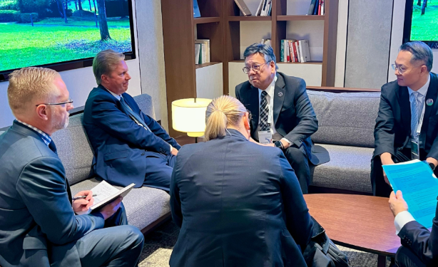 丘應樺在韓國慶州出席亞太經合組織部長級會議