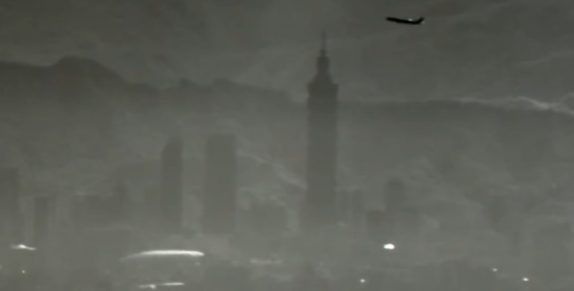 台輿論熱議“解放軍無人機俯瞰台北101大廈”