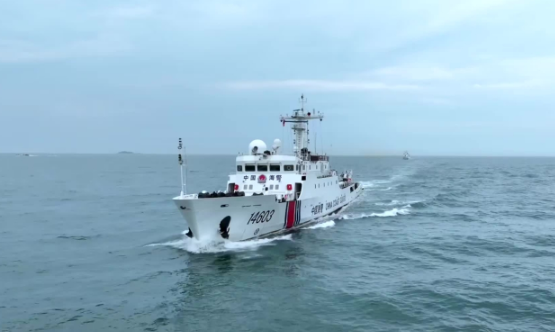 福建海警喊話早日回歸 台海巡船回“收到，謝謝”