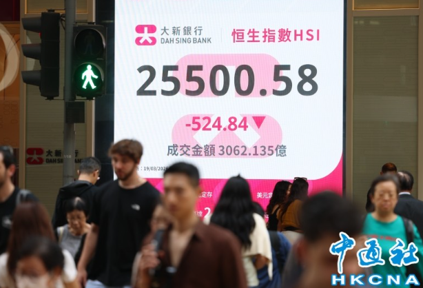 港股跌524點 AI概念股受壓