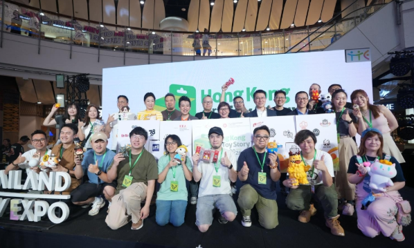 香港文創處第四年在泰國玩具展推廣香港原創藝術玩具